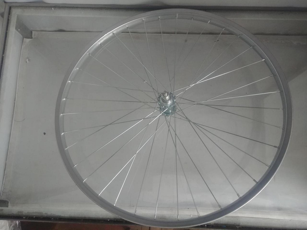 Обід велосипедний (у зборі) 26 (перед, 36 спиць, хром) Мукачево - фото 1