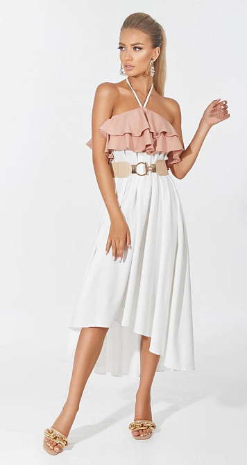 Белый сарафан с оборкой (42-44) Киев - изображение 6