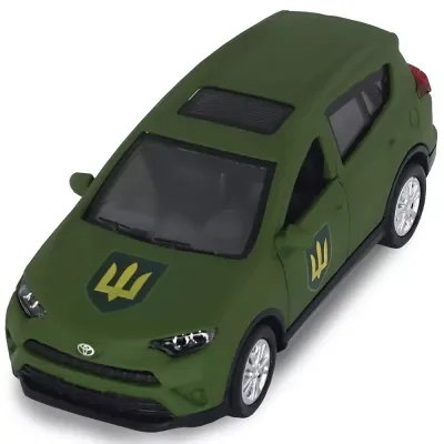 Машина Battat серии Шевроны Героев - Toyota RAV4 - Сухопутные войска ВСУ (KM6198M2) Винница