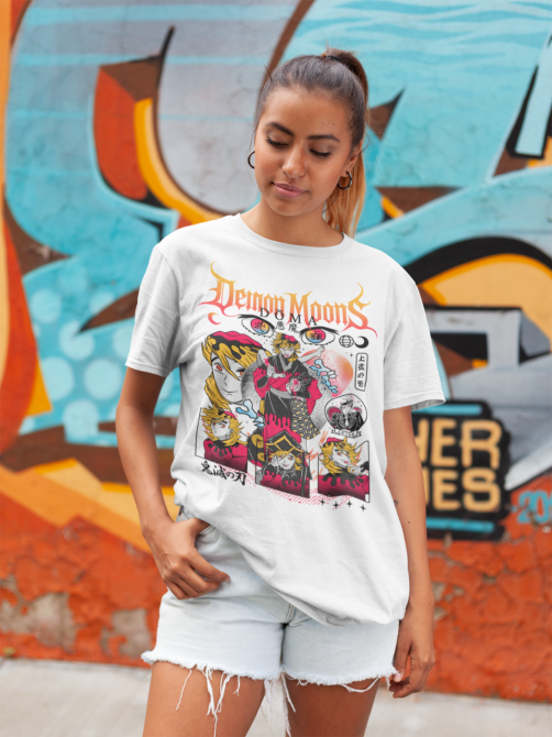 Футболка для мальчика аниме Истребитель демонов оверсайз (рост от 165 до 180 ) Черний AnimeJ0769m Днепр - изображение 3