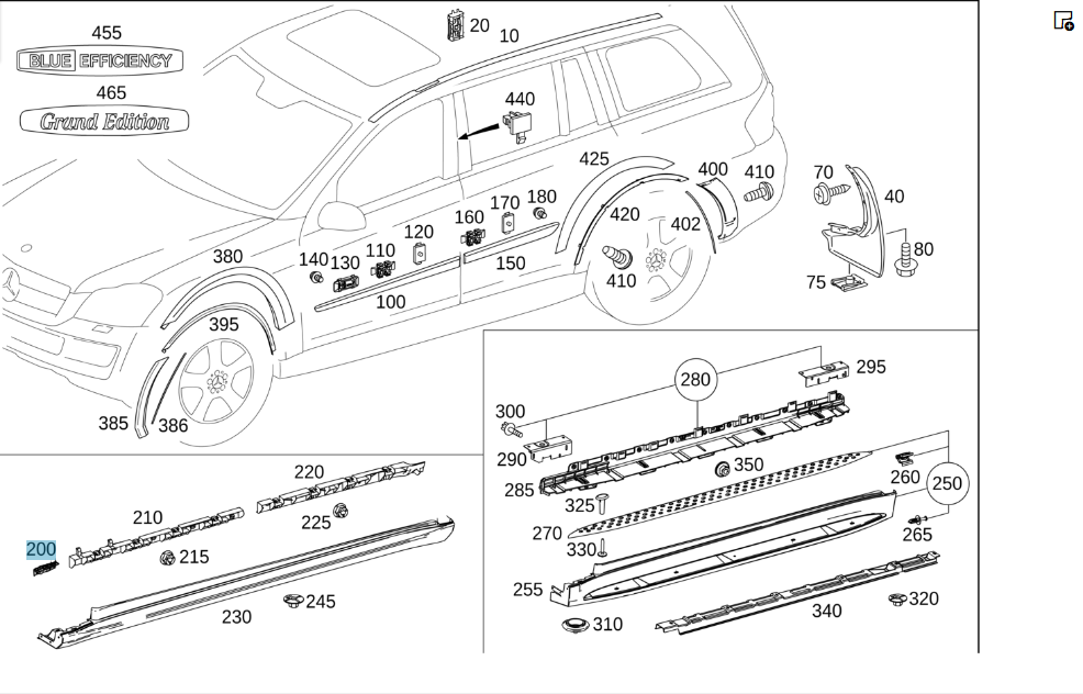Mercedes-Benz  A1646800274 Кріплення порога на передньому правому крилі ML W164 GL X164 Одеса - фото 5