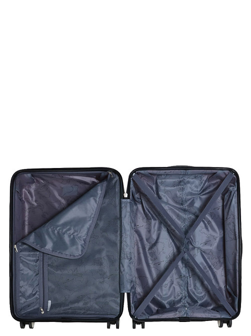 Чемодан полипропиленовый SNOWBALL MADISSON 33703 средний 66 см графит Киев - изображение 11