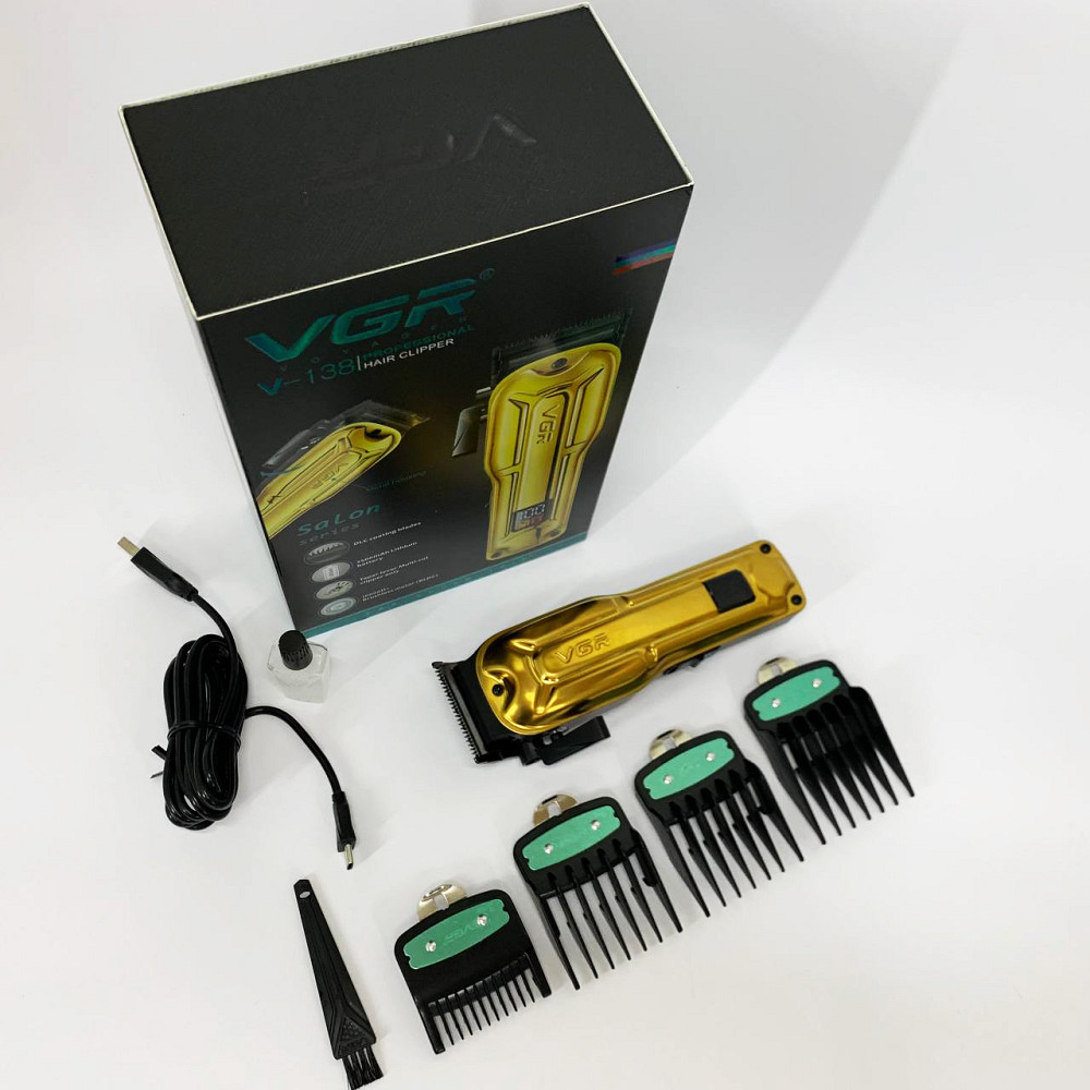 Професійний тример з насадками, Машинка для стрижки на акумуляторі, Тример бездротовий AF-59 Івано-Франківськ - фото 8