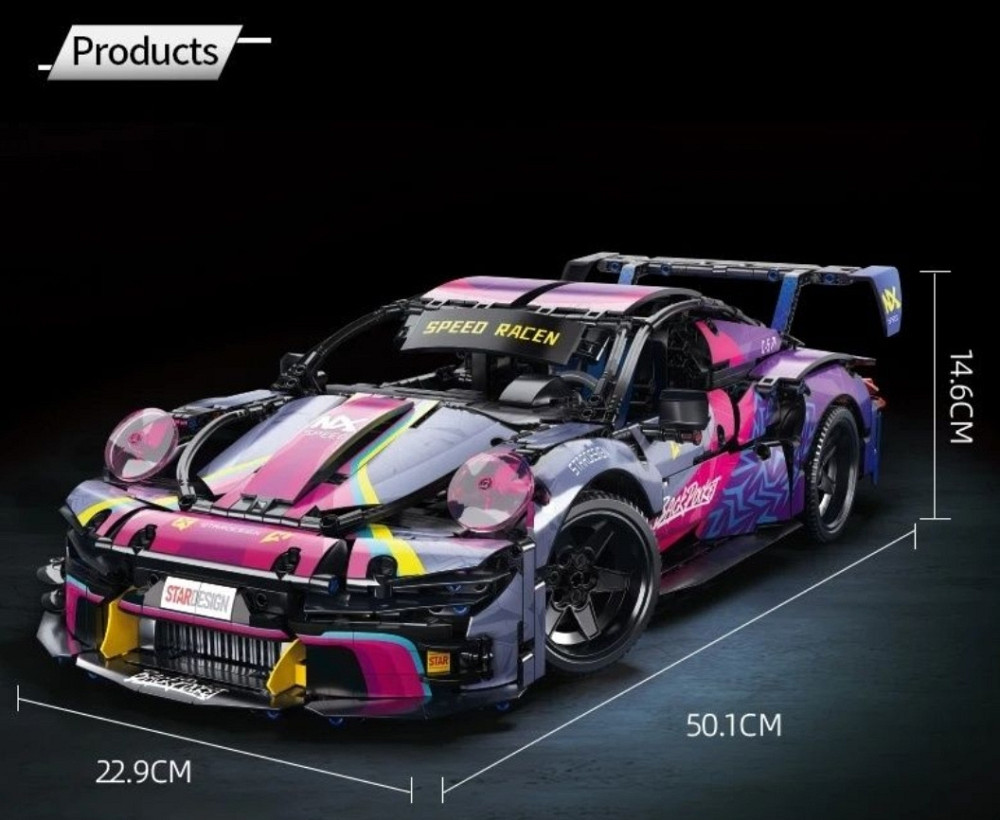 Конструктор Technic Porsche Cyberpunk Лего Технік Порш Кіберпанк 1611 Киев - изображение 7