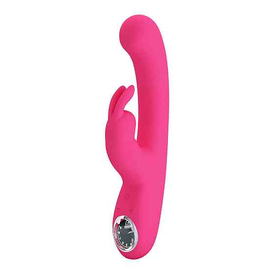 Вибратор-кролик PRETTY LOVE Lamar с дисплеем, 10 режимов, розовый, 22 х 4 см Sex Aura Киев