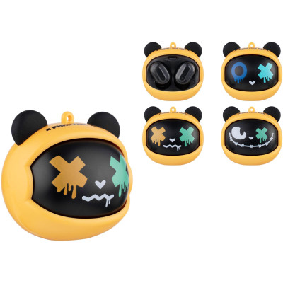 Наушники XoKo G05-face changing TWS Yellow-Black (G05-YEBK) Винница - изображение 4