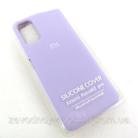 Xiaomi Poco M3 pro 5G чохол ліловий Silicone Cover lilac Одеса - фото 2