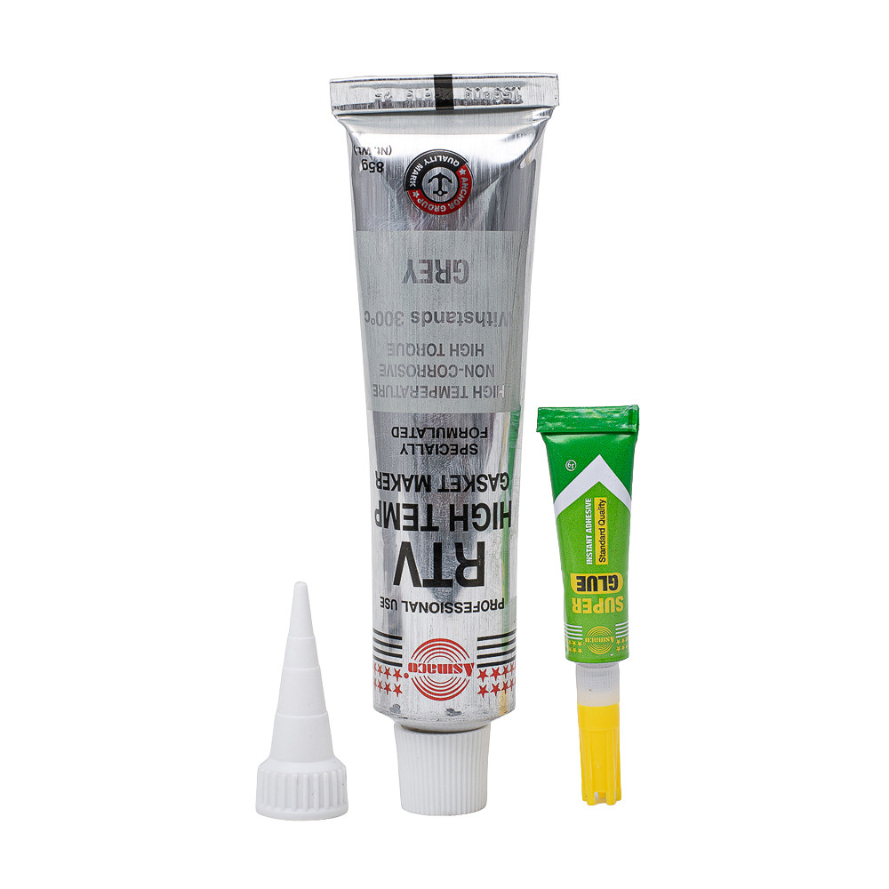 Asmaco Герметик силиконовый RTV формирователь прокладок высокотемпературный +300°С серый 85г ОА Коломыя - изображение 7