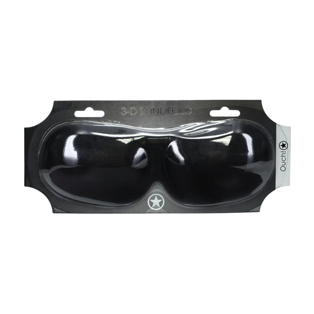 Маска на очі - Ouch! 3D Blindfold Black Sex Aura Київ - фото 5