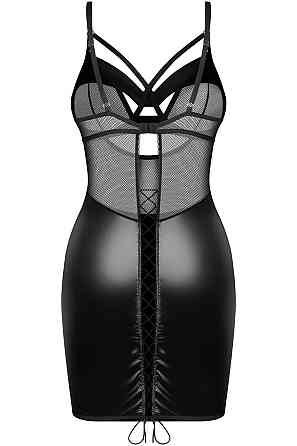 Сорочка Obsessive Dominna chemise & thong L/XL Sex Aura Київ