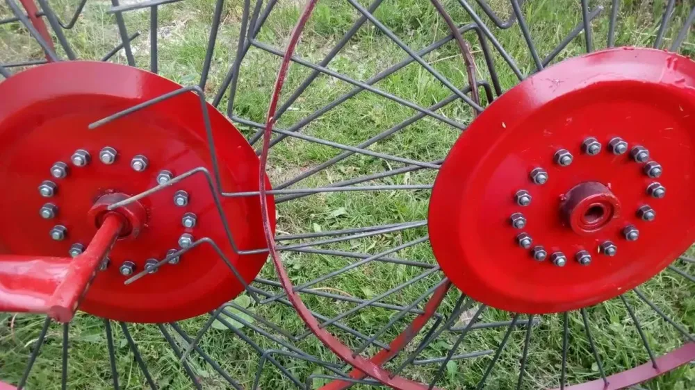 Граблі ворушилки Сонечко механічні 4-колісні граблі до мінітрактора, спиці 5мм Харьков - изображение 7