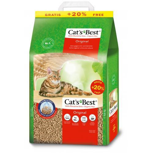 Наповнювач Cat’s Best Original для котячого туалету, деревний, 10+2л/5,2кг Київ - фото 1