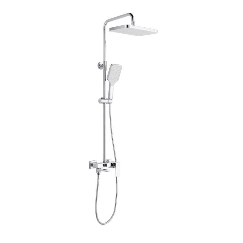 Душова система латунна універсальна Lidz Orion 1030 на три споживачі (з виливом) (k35) LDORI1030CRM48092 Chrome Київ - фото 1