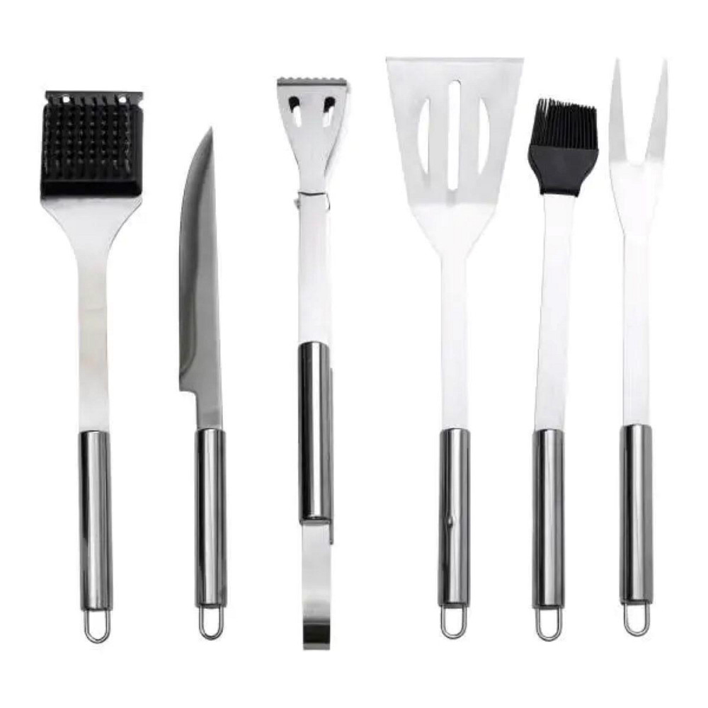 Набор аксессуаров для барбекю, мангала, гриля 6 предметов 40х10х5 см мангальные принадлежности HP-20-73 Киев - изображение 2