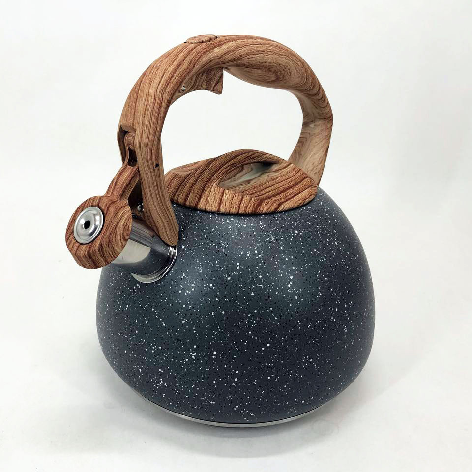 Кухонный чайник со свистком на плиту Unique, Чайник на плиту для кухни Обычный газовую NE-40 Львов - изображение 1