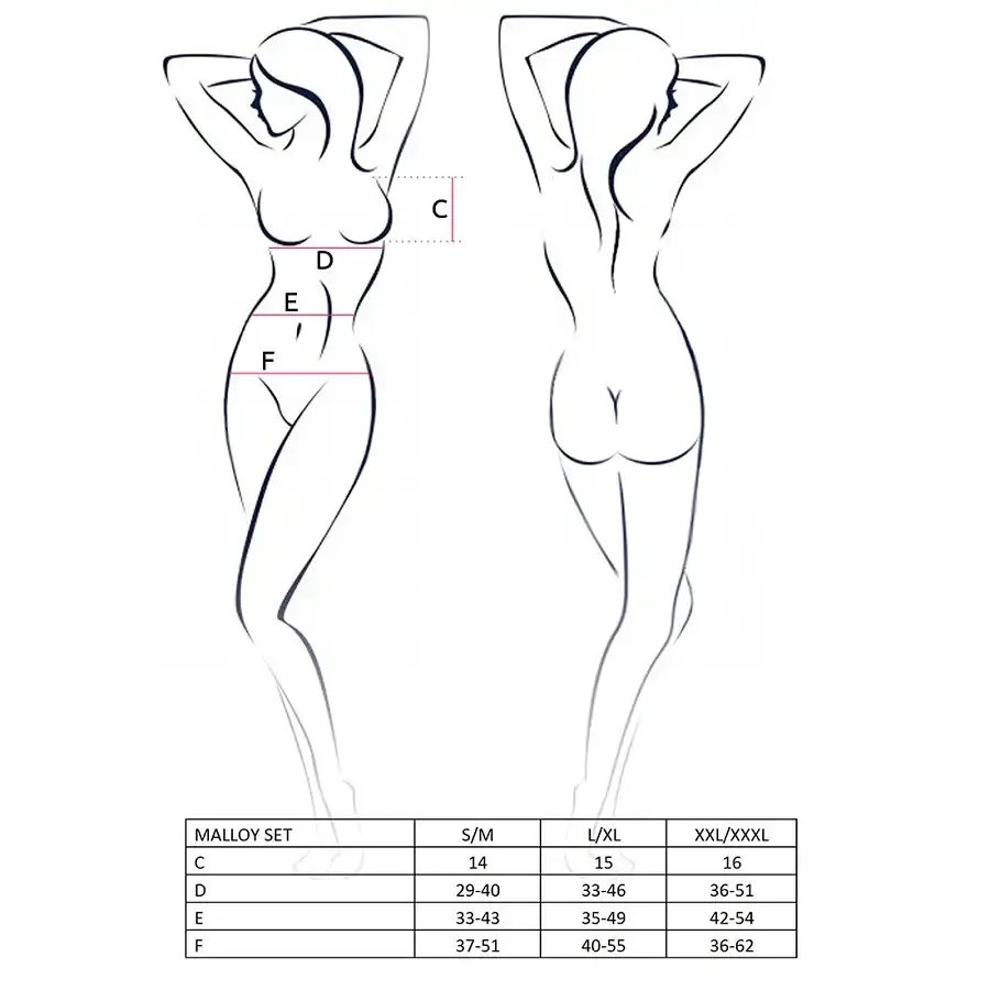 Костюм зайчика Passion MALLOY SET XXL/XXXL, трусики, топік і вушка Львів - фото 3