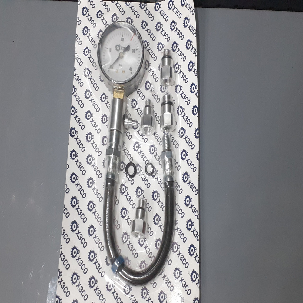 Компрессометр для измерения компрессии дизельных и бензиновых двигателей с гибким шлангом КОМПР40ШЛ ХЗСО CMPR Чернигов - изображение 7