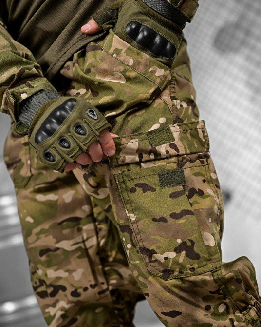 Летние тактические штаны джогеры карго мультикам ДЛ7170 Одесса - изображение 4