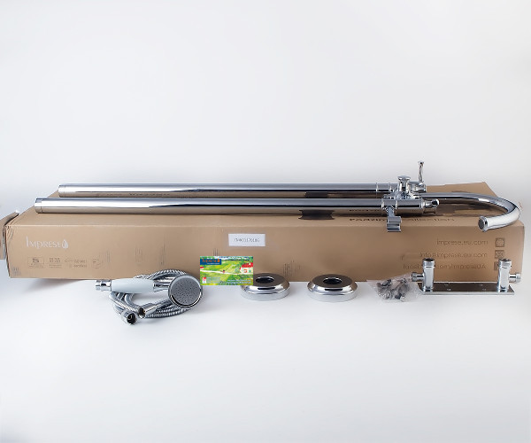 Змішувач для ванни окремостоячий Imprese Podzima Ledove ZMK01170106 Київ - фото 4