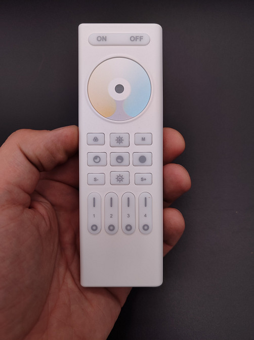 Miboxer Пульт керування 4-х зонний білий DIM+CCT RF 2.4G Mi Light Київ - фото 3