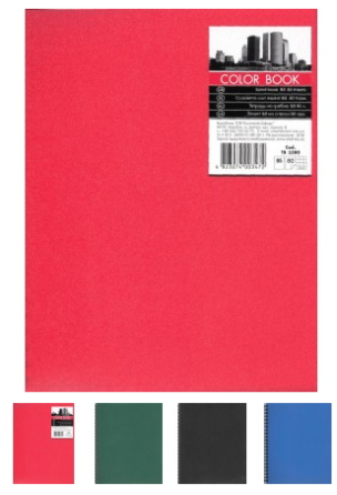 Зошит B5/80 арк. "Графіка""COLOR BOOK" # спіраль, пластикова обкл., ТB5380 , шт Київ