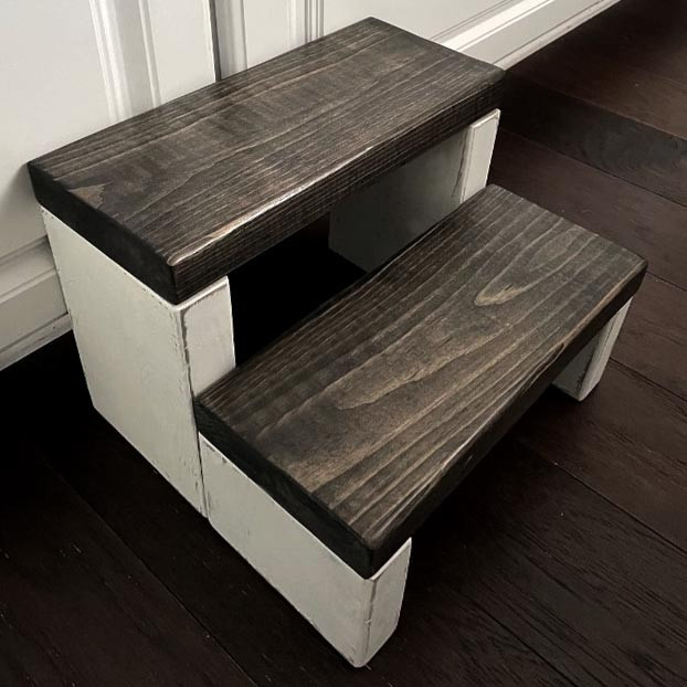 Лавка-сходинка "Маунтін" шеббі-мокко Миколаїв - фото 1