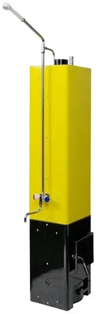 Твердопаливний бойлер Данко КВЦ-90 90 л (водогрійна колонка на дровах і вугіллі, водонагрівач для дачі) Тернопіль - фото 1