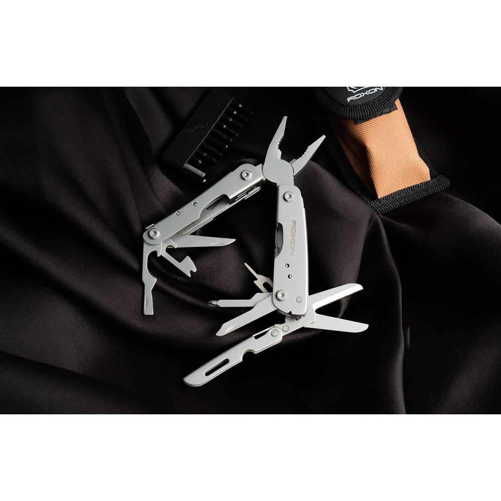 Міні мультитул Roxon M2 зі змінними бітами, сірий Киев - изображение 14