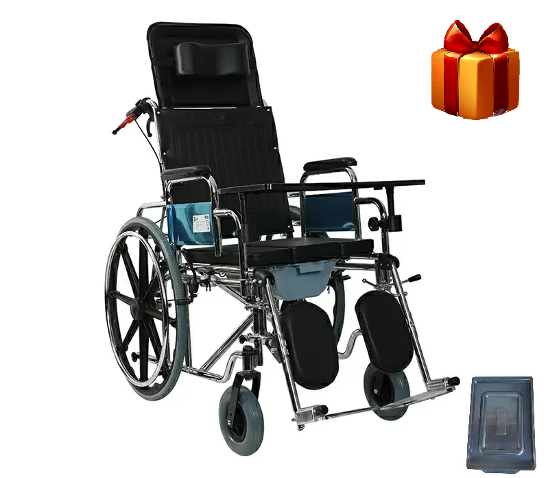 Крісло колісне із санітарним оснащенням Karadeniz Medikal G124 Дніпро - фото 1