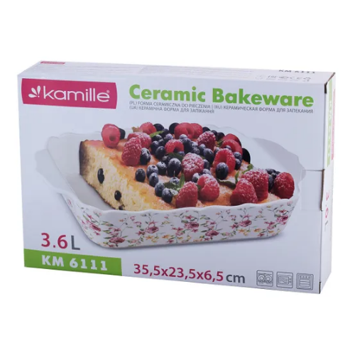 Форма для запікання 3,6л кераміка 6111 KAMILLE Житомир