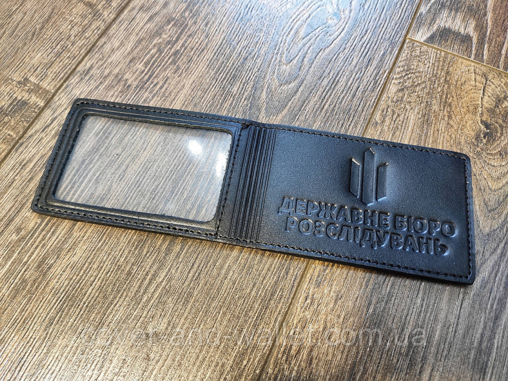Шкіряна обкладинка на посвідчення ДБР "Державне бюро розслідувань" Київ - фото 7