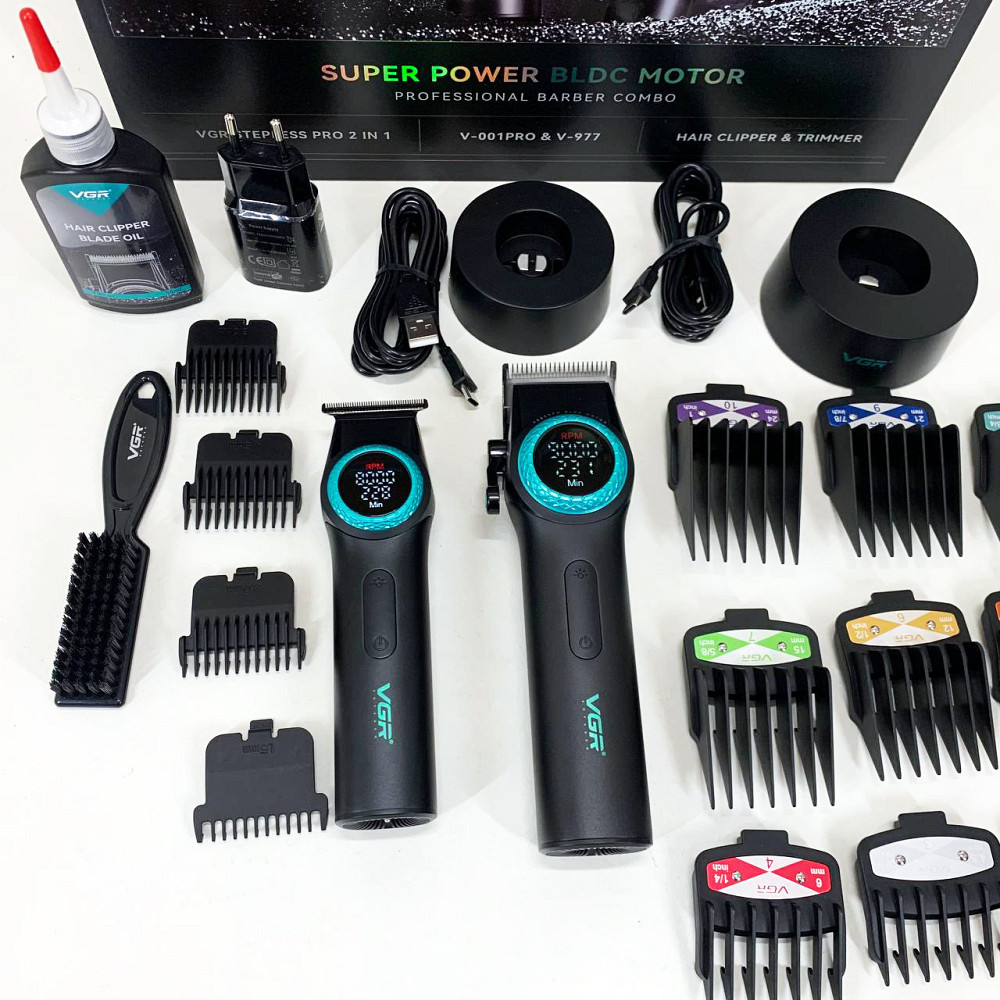 Машинка для стрижки з безліччю насадок, Класна машинка для стрижки волосся від акб BZ-42 Львів - фото 5