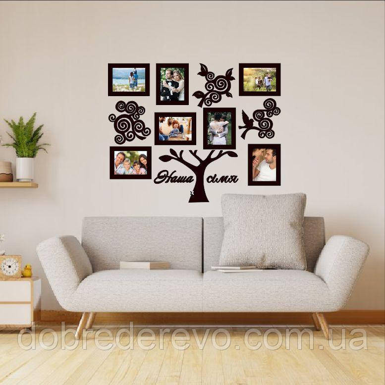 🌳Родовое дерево наша семья, дерево наша семья  на 7 фото рамок📷 Вижница - изображение 4