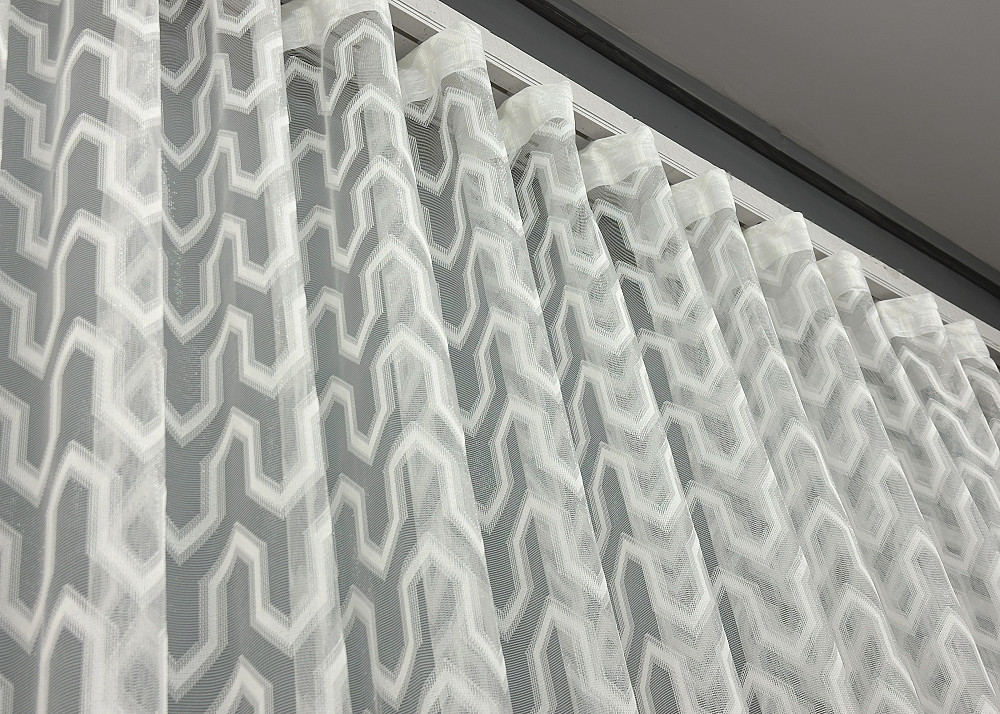 Тюль VR-Textil 2001т Жаккард Молочный 400х270 см (42-1042) Киев - изображение 7