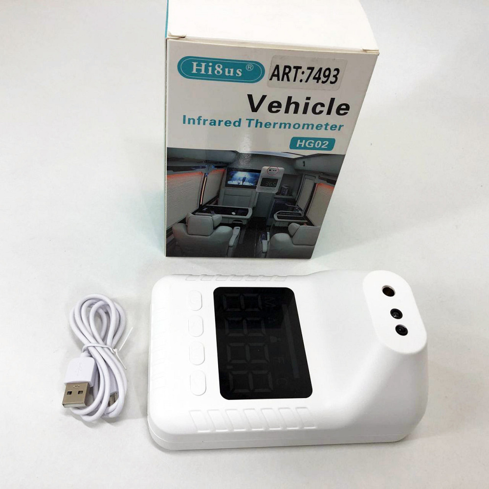 Стаціонарний безконтактний термометр Hi8us HG 02 з голосовими повідомленнями, PN-407 Термометр електронний Київ - фото 6