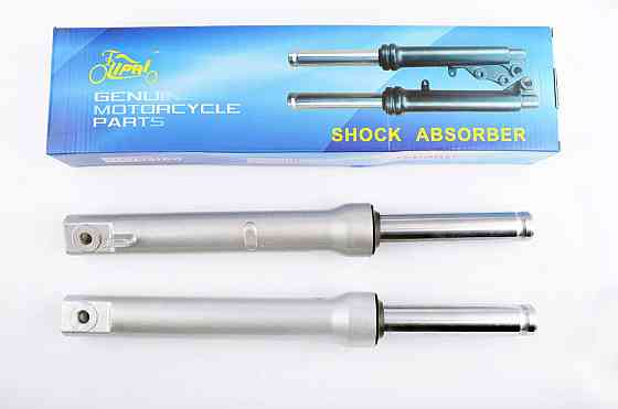 Перья вилки скутер Хонда Дио (барабанный тормоз) (серебро) Мукачево