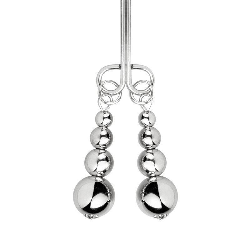 Затискачі для сосків та клітора Bedroom Fantasies: Nipple and Clitoris Clamps - Silver Sex Aura Київ - фото 6