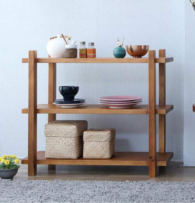 Етажерка розбірна "Ковентрі 90х38х75" капучино Миколаїв - фото 1