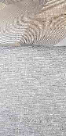 Шпалери метрові вінілові на флізеліні Sintra Vila однотонні тонка смужка під тканину сірі з бузковим 534755 Київ