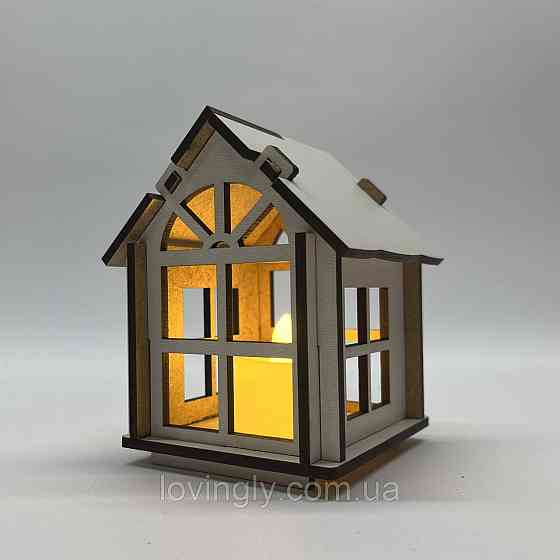 Будиночок-конструктор із ХДФ з LED підсвіткою  Творчий набір для дітей Ірпінь