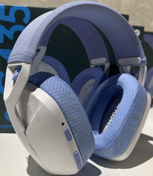 Нові навушники Logitech G435 Lightspeed білі/чорні. Харьков - изображение 4