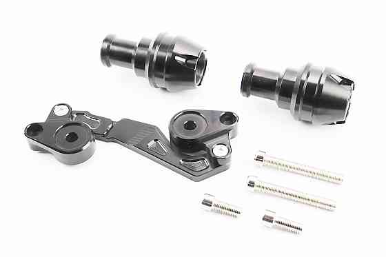 Крашпеди-слайдери (відбійники) універсальні, зі зміщеним кріпленням, ЧОРНИЙ к-кт 2шт Київ