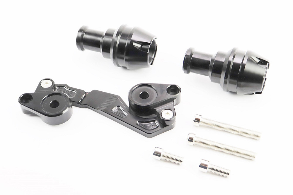 Крашпеди-слайдери (відбійники) універсальні, зі зміщеним кріпленням, ЧОРНИЙ к-кт 2шт Київ - фото 1