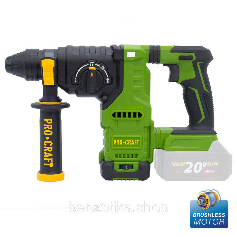 Акумуляторний перфоратор Procraft PHA30 Кейс (без АКБ та ЗП) Киев - изображение 1