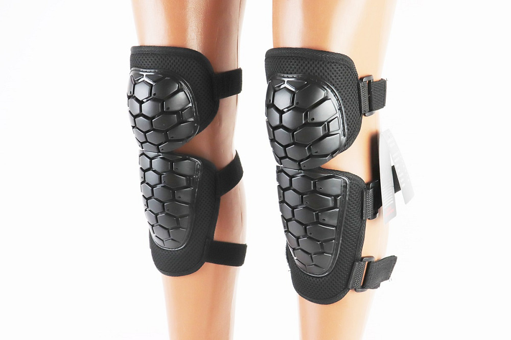 Наколінники захисні (коліно+гомілка) к-кт 2шт, Чорні "черепаха" Київ - фото 1