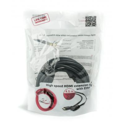 Кабель мультимедійний HDMI M to HDMI F 4.5m Cablexpert (CC-HDMI4X-15) Вінниця - фото 2