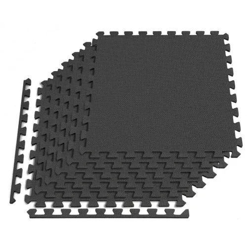 Мат-пазл товщиною 1 см - 6 частин Hop-Sport A010 чорний Київ