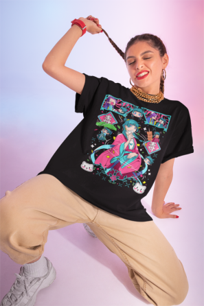 Футболка для мальчика аниме Кусурийа Но Хиторигото Маомао оверсайз (рост от 165 до 180 ) Черний AnimeJ0764m Днепр