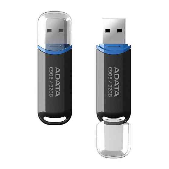 Флешка A-DATA USB накопичувач 2.0 C906 32Gb, колір чорний AC906-32G-RBK Одеса