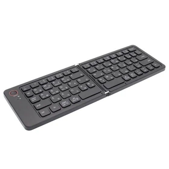 Складна портативна міні Bluetooth-клавіатура B023 для Android, IOS, Windows (eng/ua) Black,67 клавіш Одеса